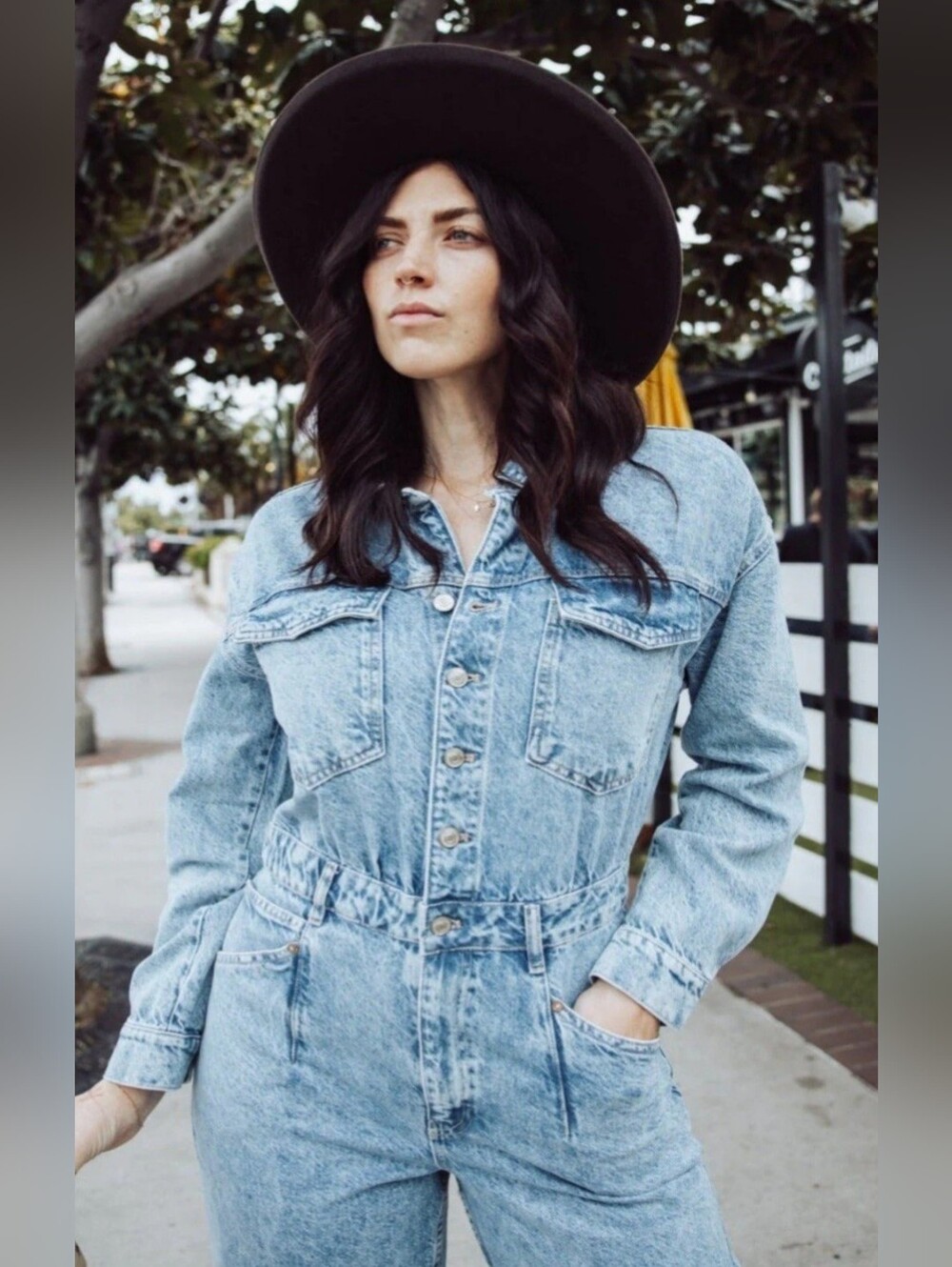 Universal Thread Stylish Denim Jumpsuit Size Small New Without Tag!